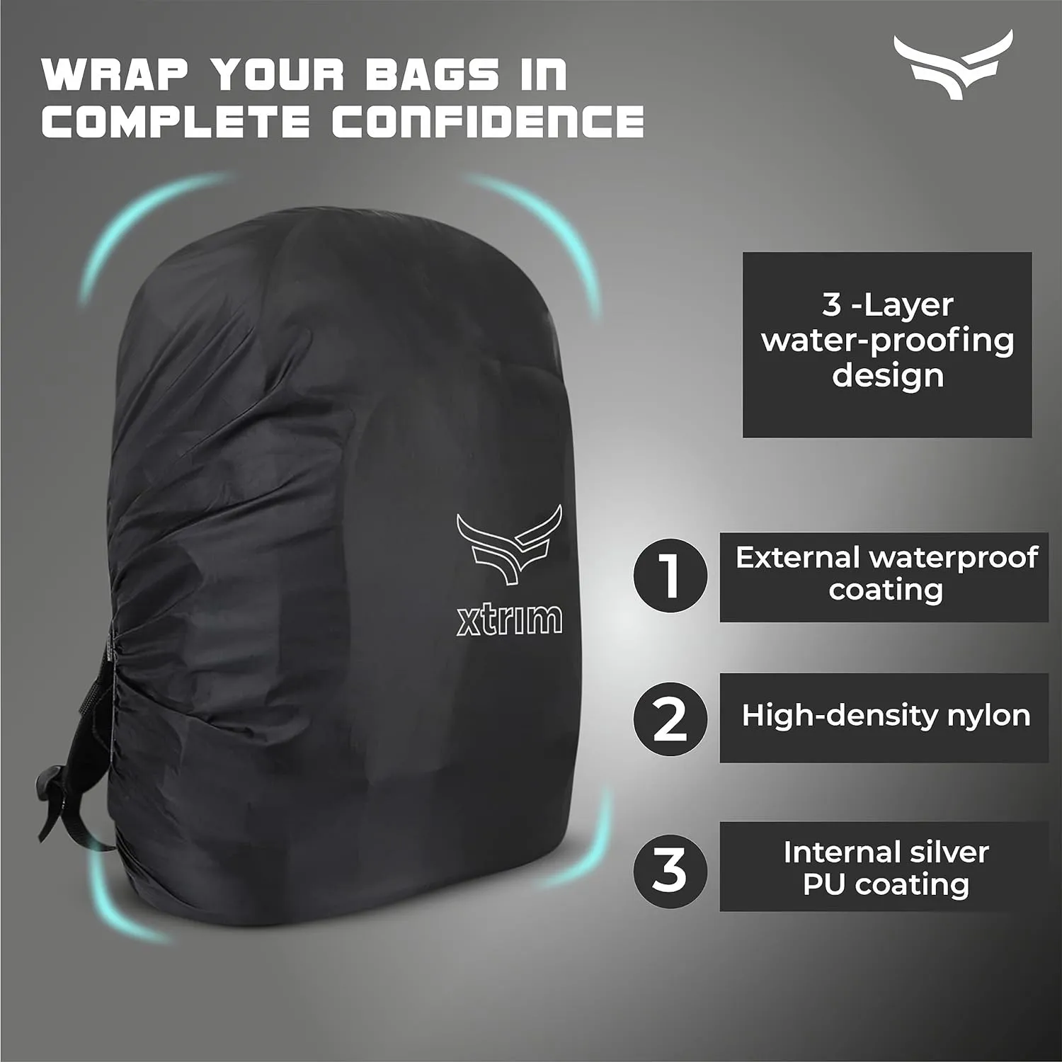 100% Resistance Bands with Non-Slip Grip Handles & Stretchable Bands   Rain & Dust Proof Protector for 30L to 40L Backpacks ( BUY 1 GET 1 FREE )