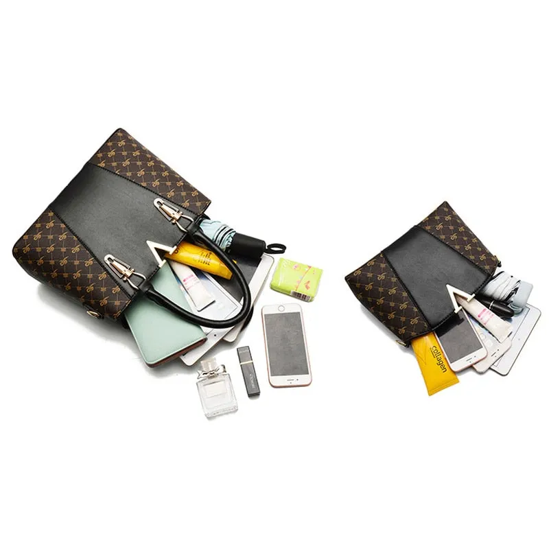 2 PCS Women Luxury Handbags Sets 2019