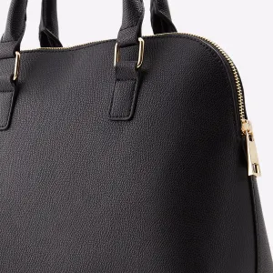 ALDO Women's Galilini Dome Satchel Handbag, Black, One Size