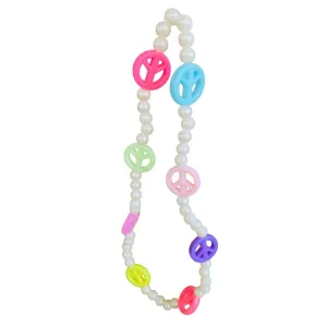 Beautiful Vibrant Handmade Beaded Hanging Charm Accessory With Pearls and Multicolored Accents