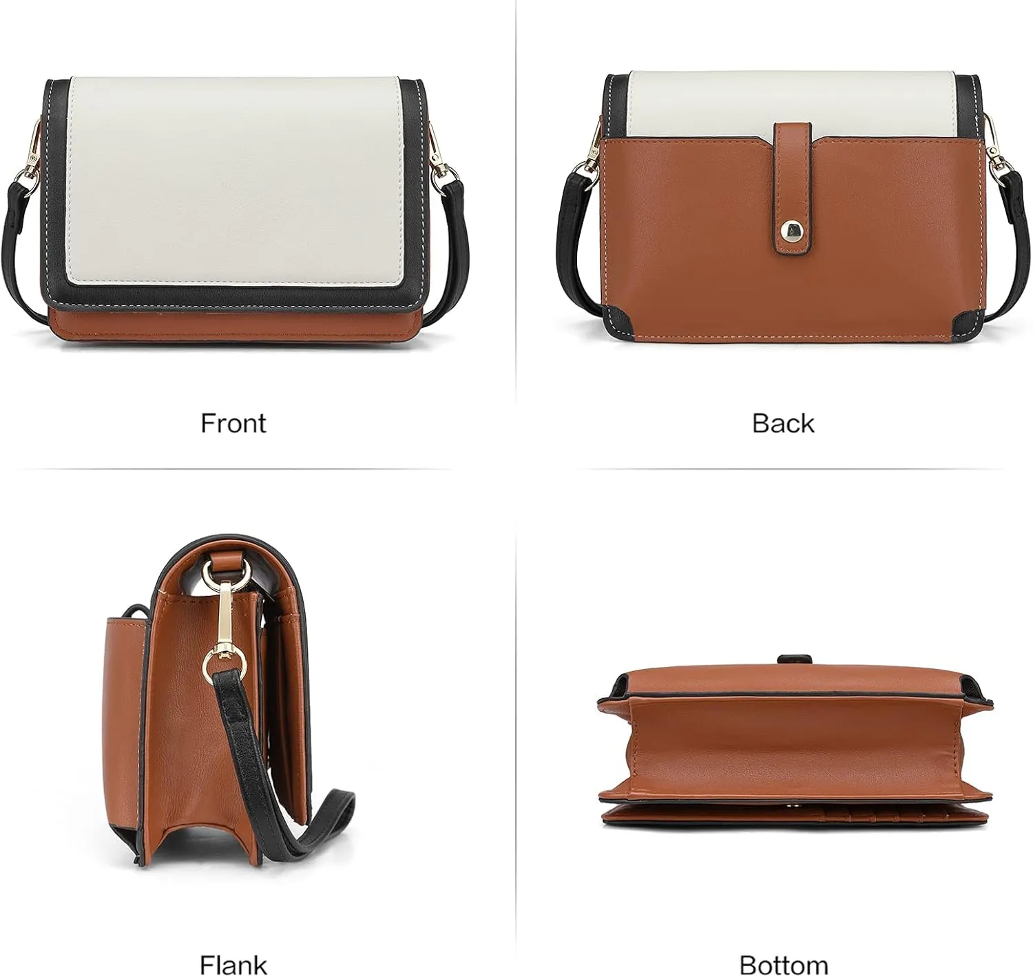 BROMEN Crossbody Bags for Women Small Cell Phone Shoulder Bag Wristlet Wallet Clutch Purse