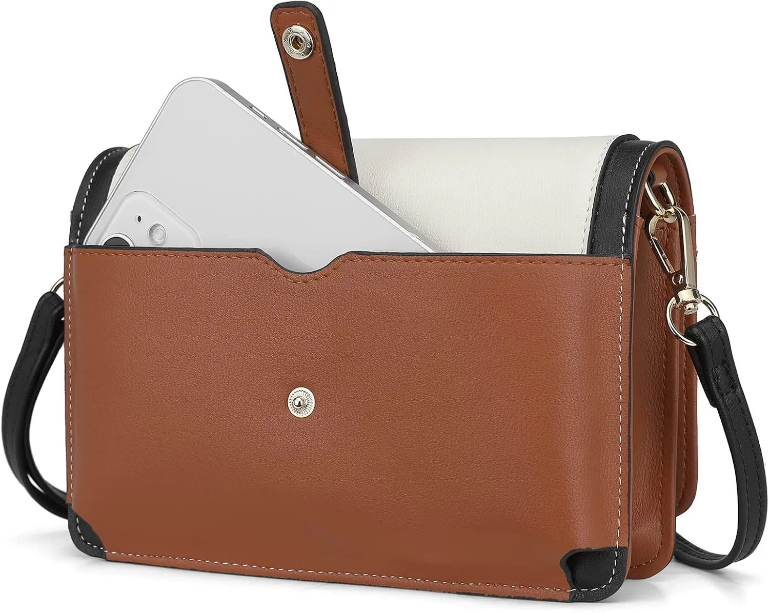 BROMEN Crossbody Bags for Women Small Cell Phone Shoulder Bag Wristlet Wallet Clutch Purse