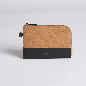 Cameron Cork Wristlet - Black w Cork