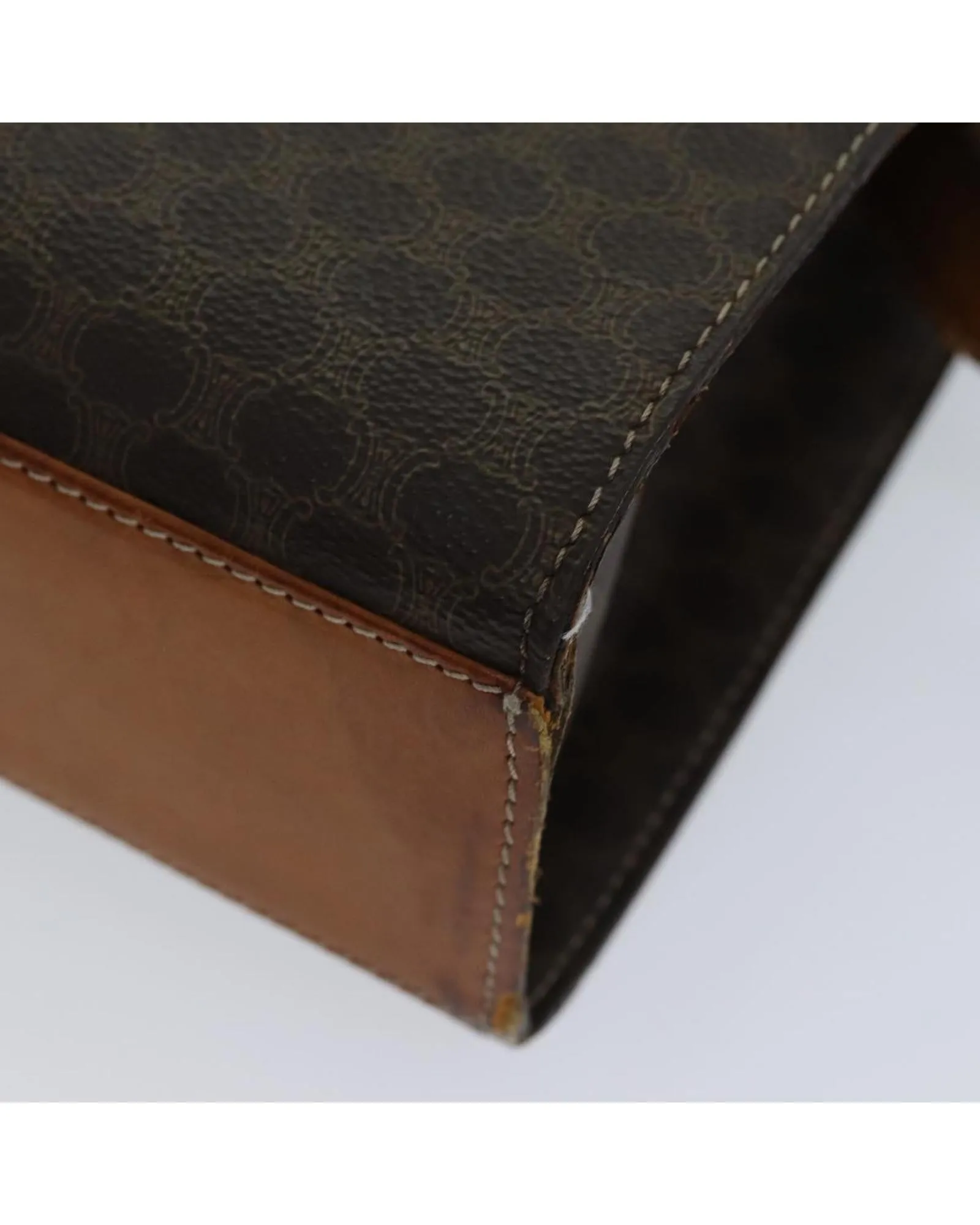 CELINE Trio Monogram Canvas Shoulder Bag