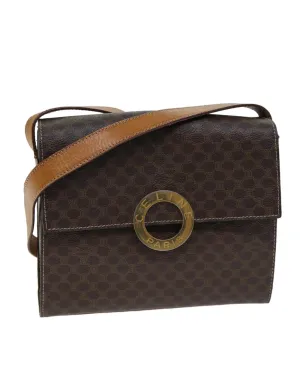 CELINE Trio Monogram Canvas Shoulder Bag