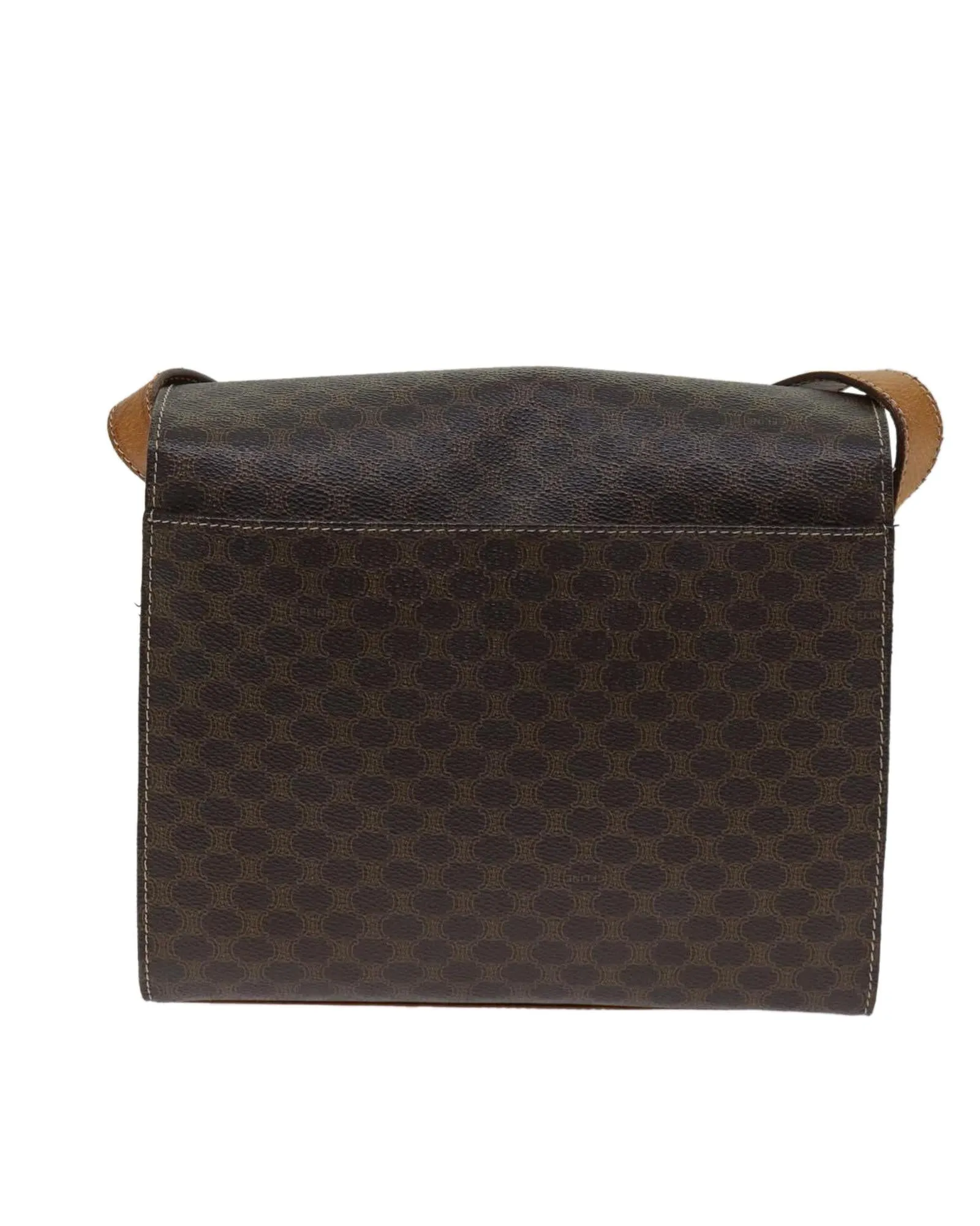 CELINE Trio Monogram Canvas Shoulder Bag