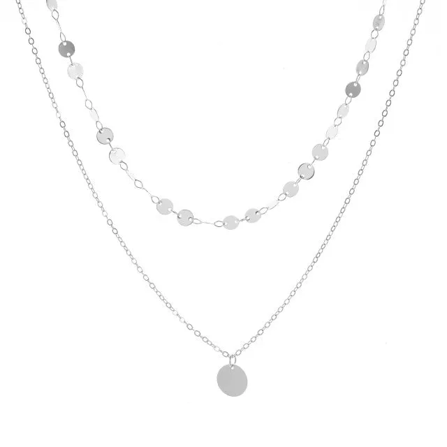 Chain Necklaces Pendants | Vintage Multi Layer Jewelry