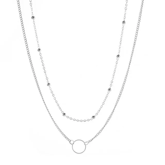 Chain Necklaces Pendants | Vintage Multi Layer Jewelry