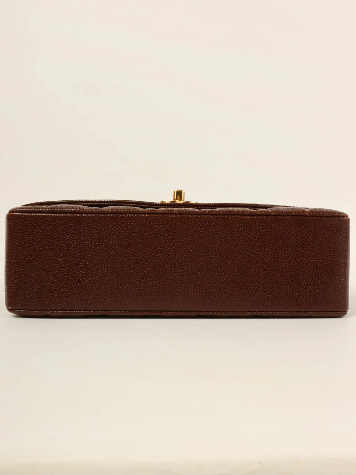 CHANEL Around 1995 Made Caviar Skin Diana New Chain Bag 25Cm Brown