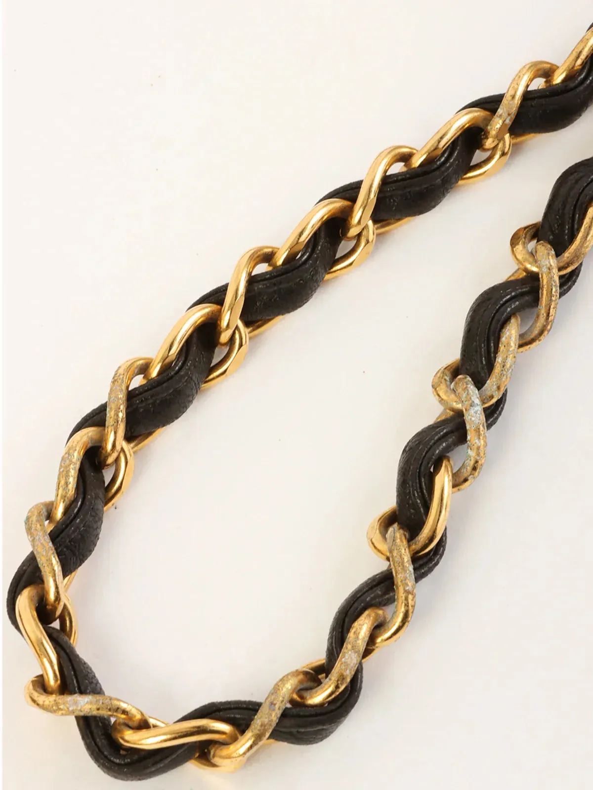 CHANEL Around 1995 Made Classic Flap Chain Bag Jumbo Black