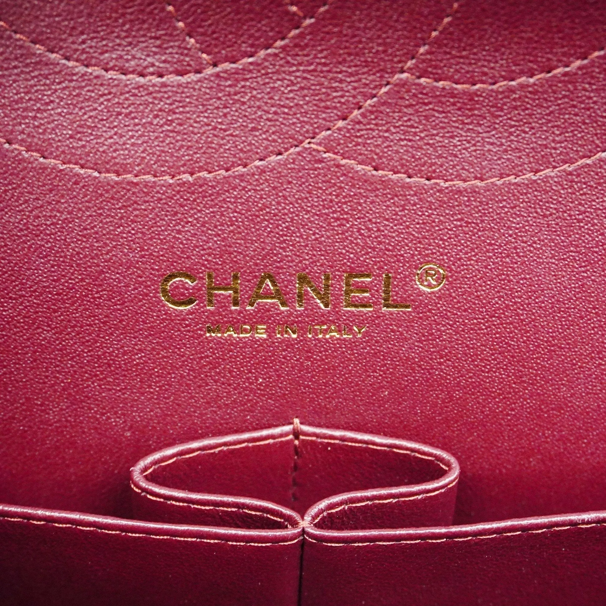Chanel  Big Matelasse W Flap W Chain Women's Leather Shoulder Bag Black