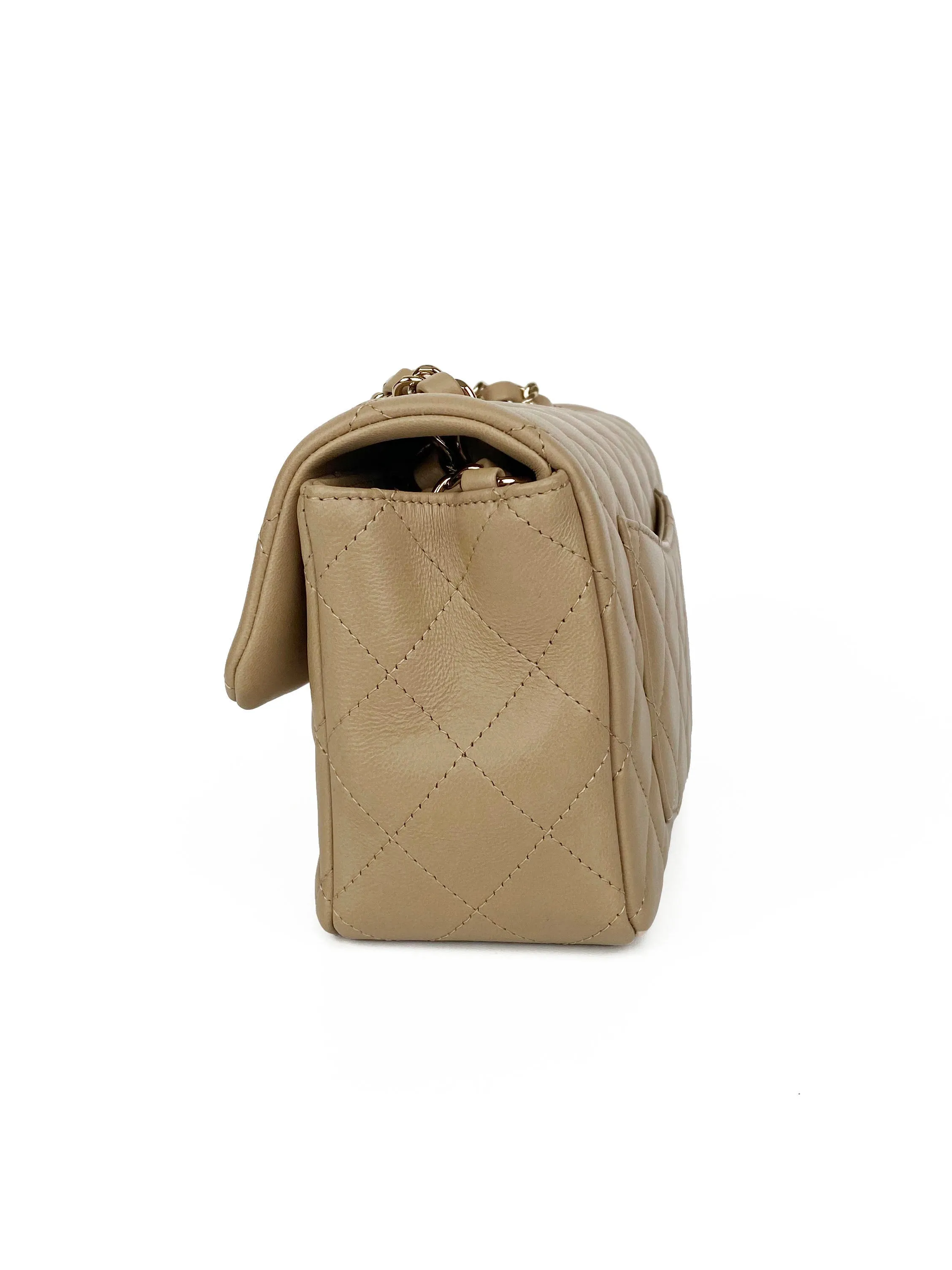 Chanel Light Brown Mini Flap Bag