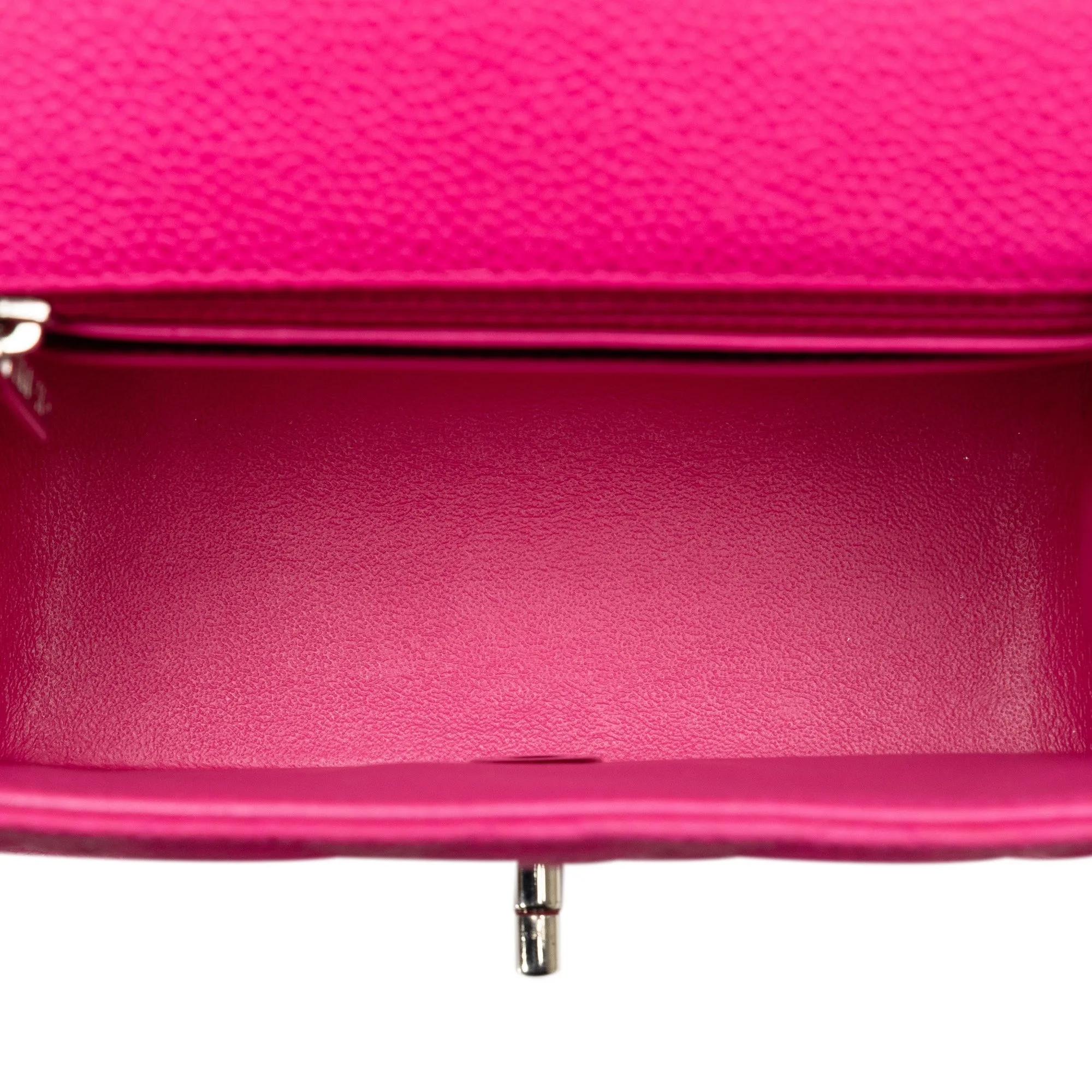 Chanel Mini Square Caviar Single Flap Shoulder Bag