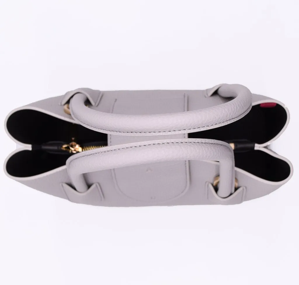 Cher Tote Mini 20 with Signet in Light Grey