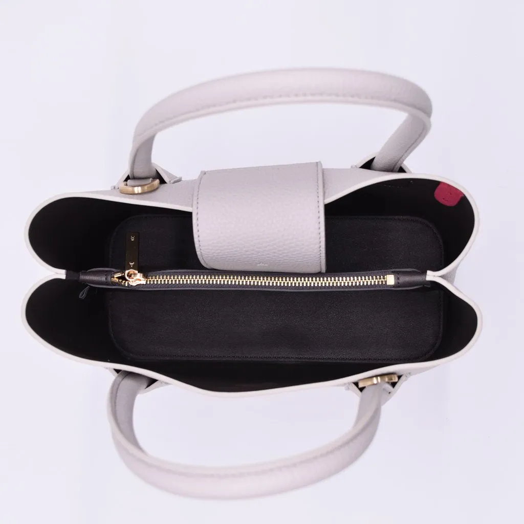 Cher Tote Mini 20 with Signet in Light Grey