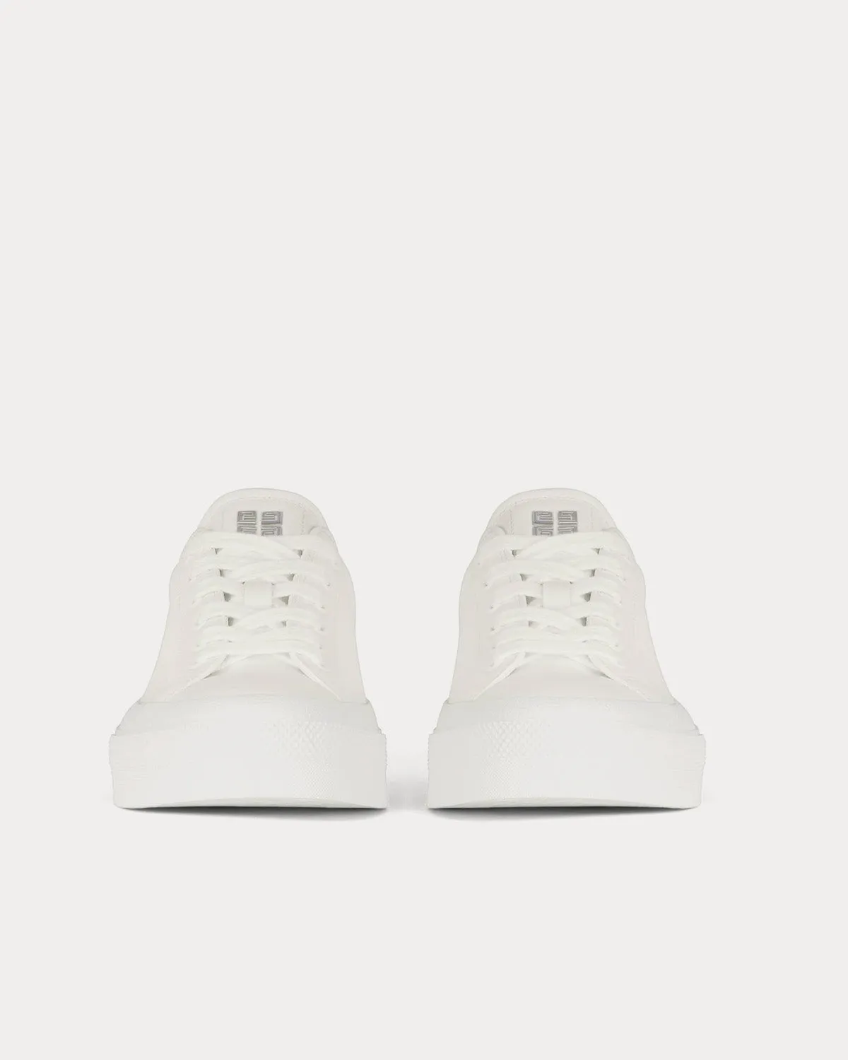 City Leather White / Silvery Low Top Sneakers