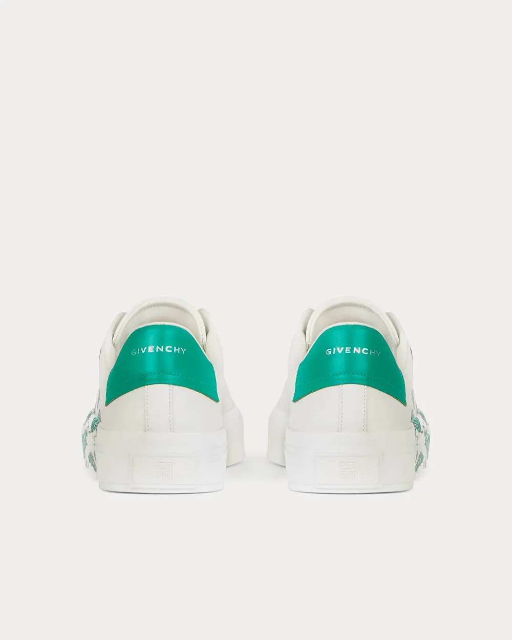City Sport 4G Print Leather White Low Top Sneakers