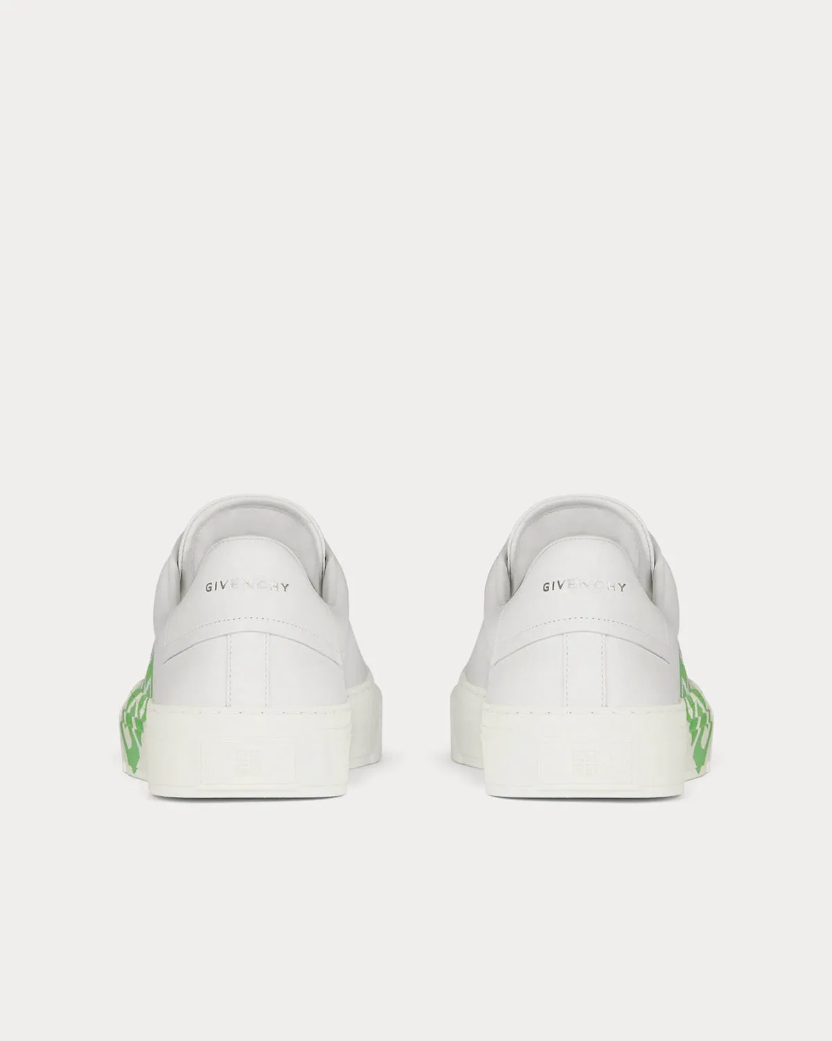 City Sport Leather White / Mint Green Low Top Sneakers