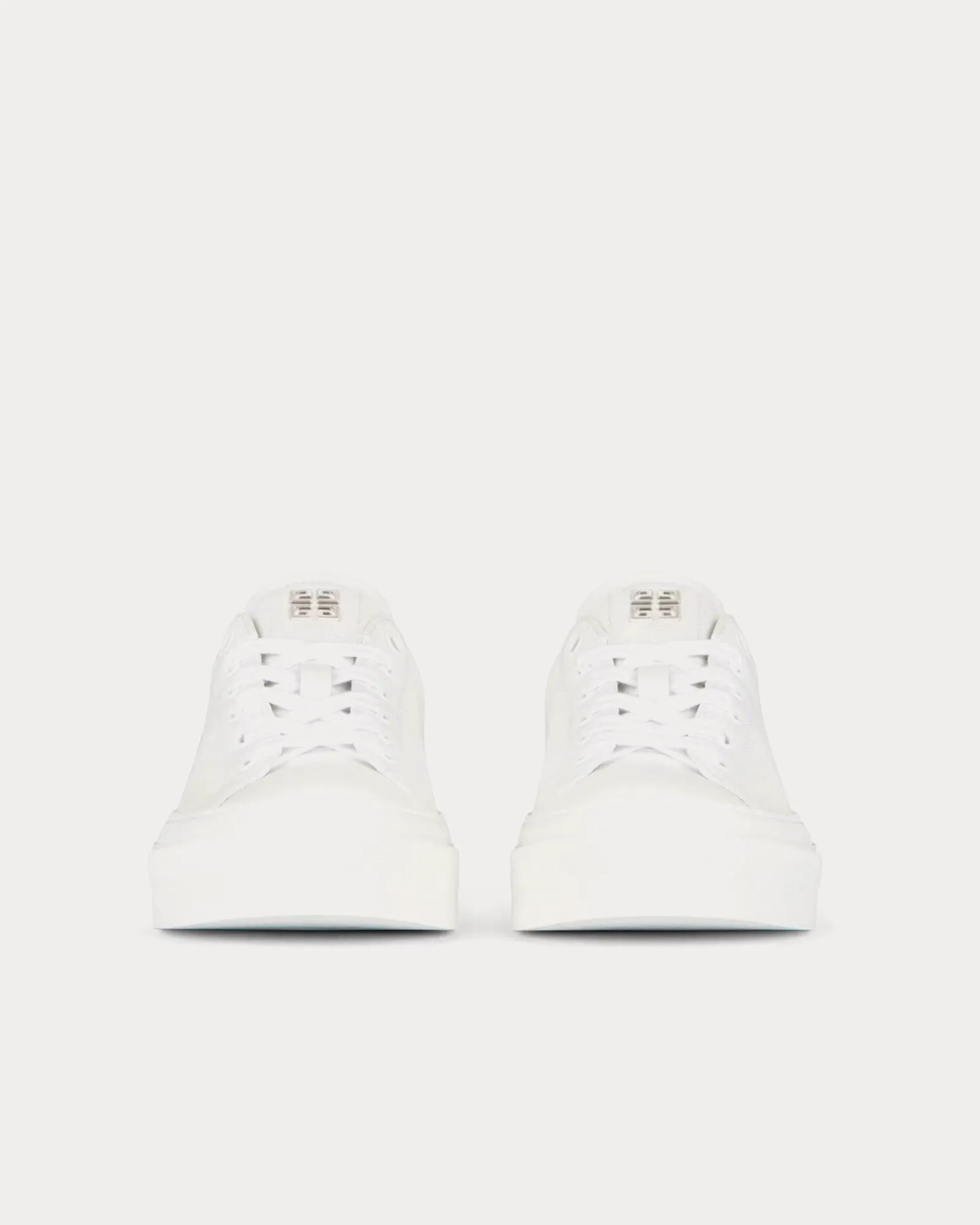 City Sport Printed Givenchy Logo Leather White / Lilac Low Top Sneakers