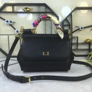 classic designer ladies new leather luxury handbag