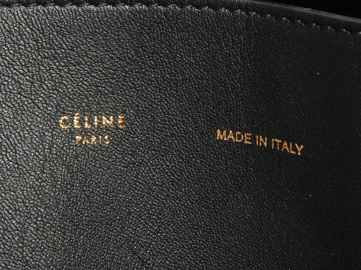Céline Woven Plaid Tote
