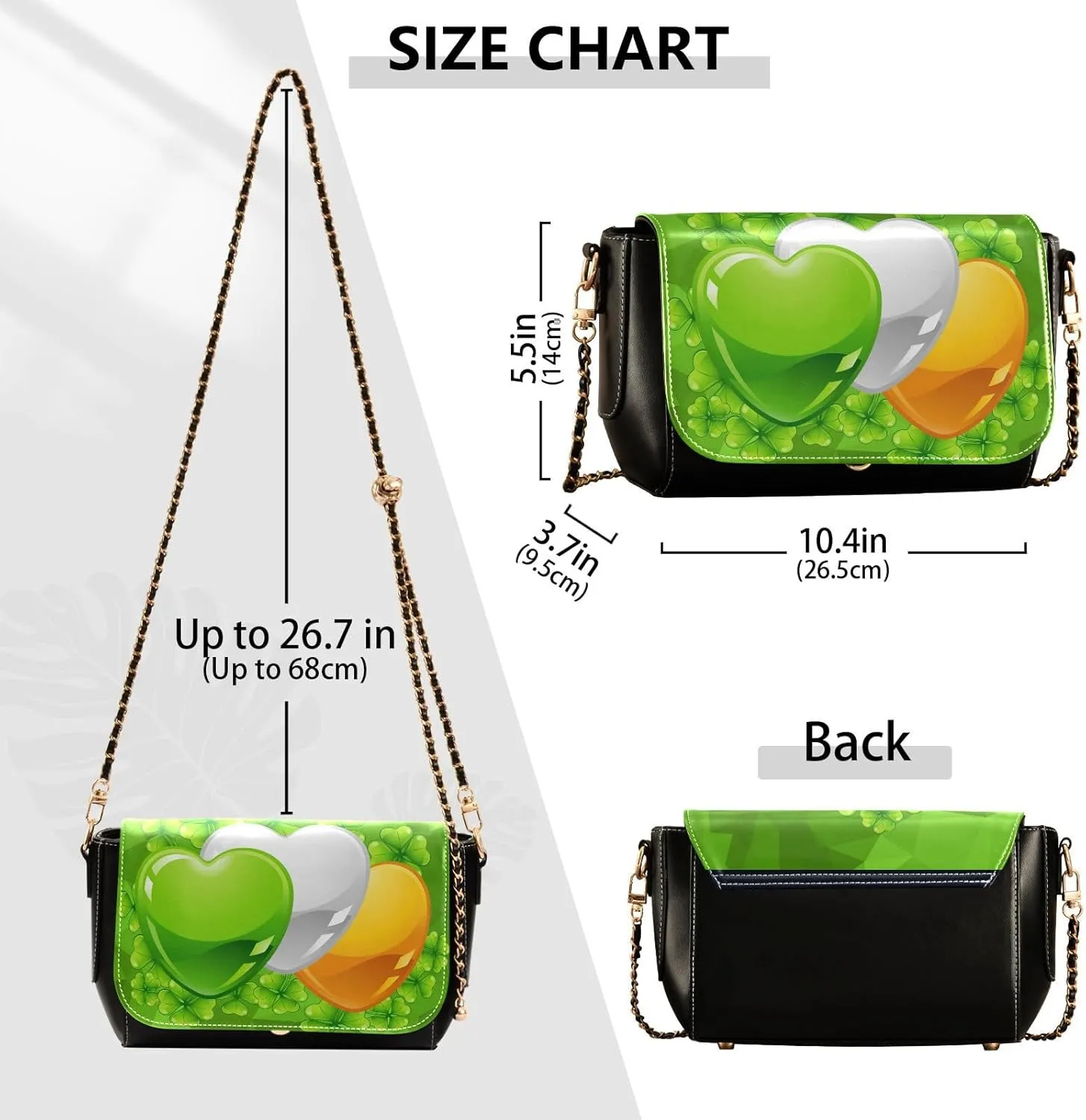 Crossbody Bags for Women Trendy Women's Black Shoulder Bag Small PU Leather Flap Cross Body Bag Handbags