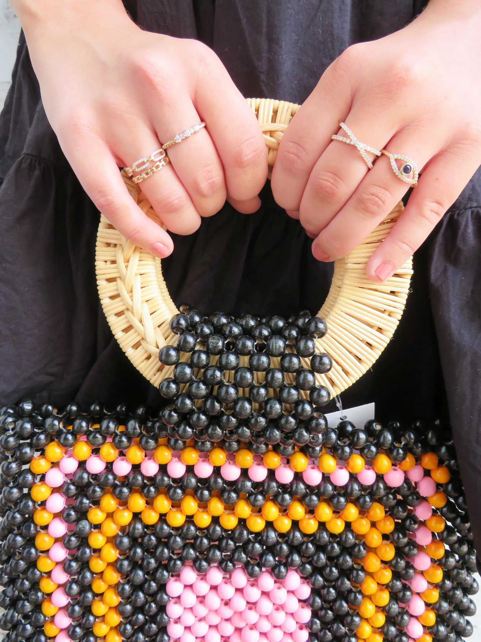Diamond Chain Link Ring