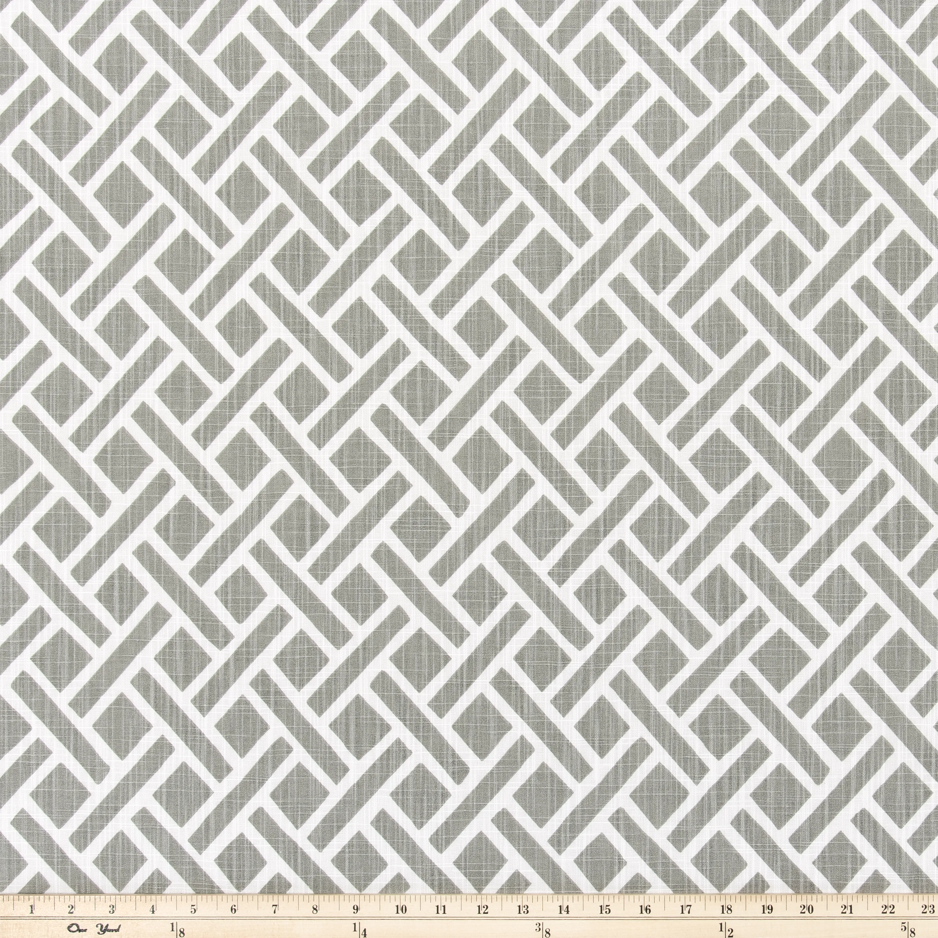 Eastwood Warm Stone Slub Canvas Fabric By Premier Prints