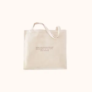 Embroidered Canvas Tote