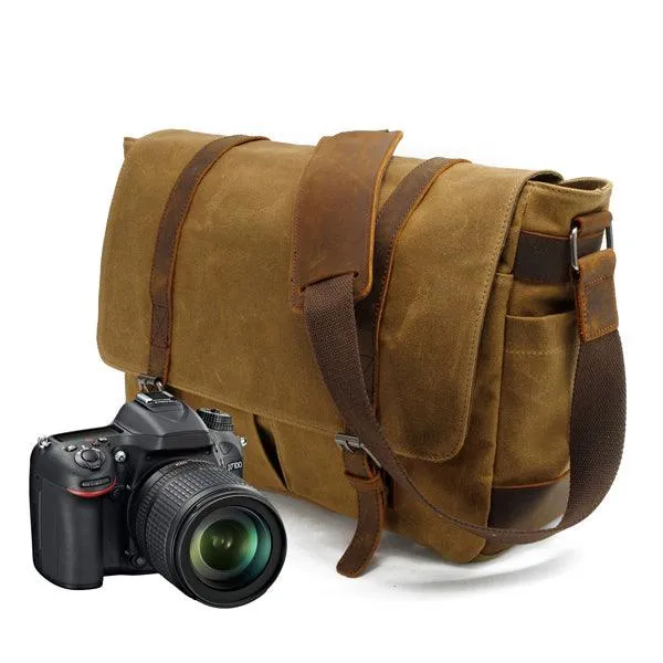Faded Solid Canvas and inner purse Mini Crossbody Outdoor Green Bags