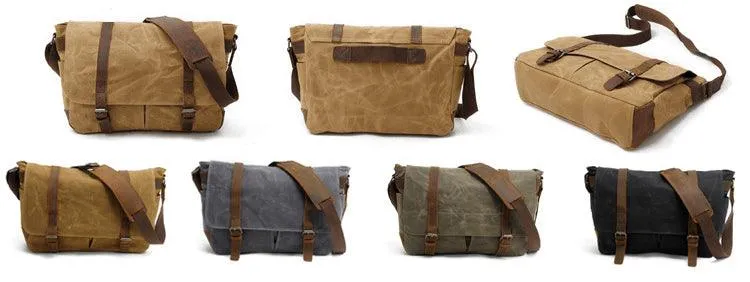 Faded Solid Canvas and inner purse Mini Crossbody Outdoor Green Bags