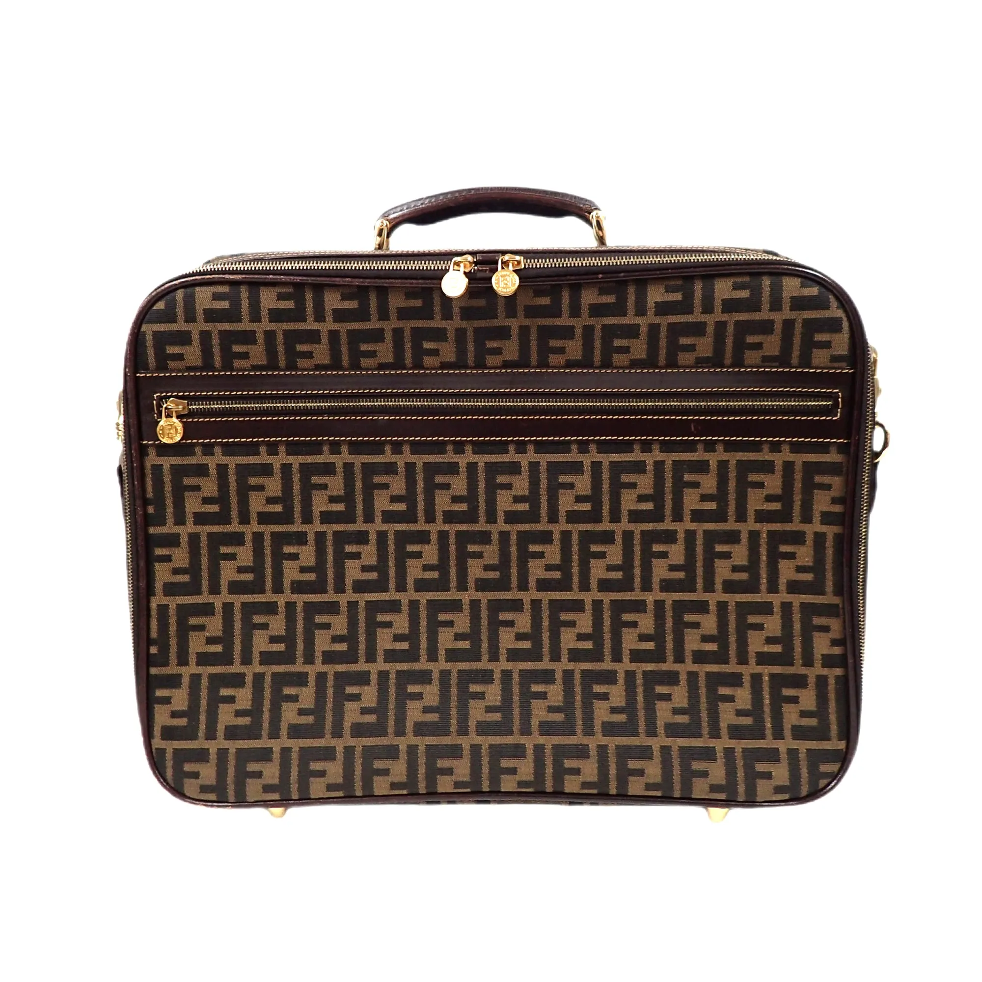 *FENDI フェンディ ズッカ柄 ビジネスバッグ ブリーフケース P28455V