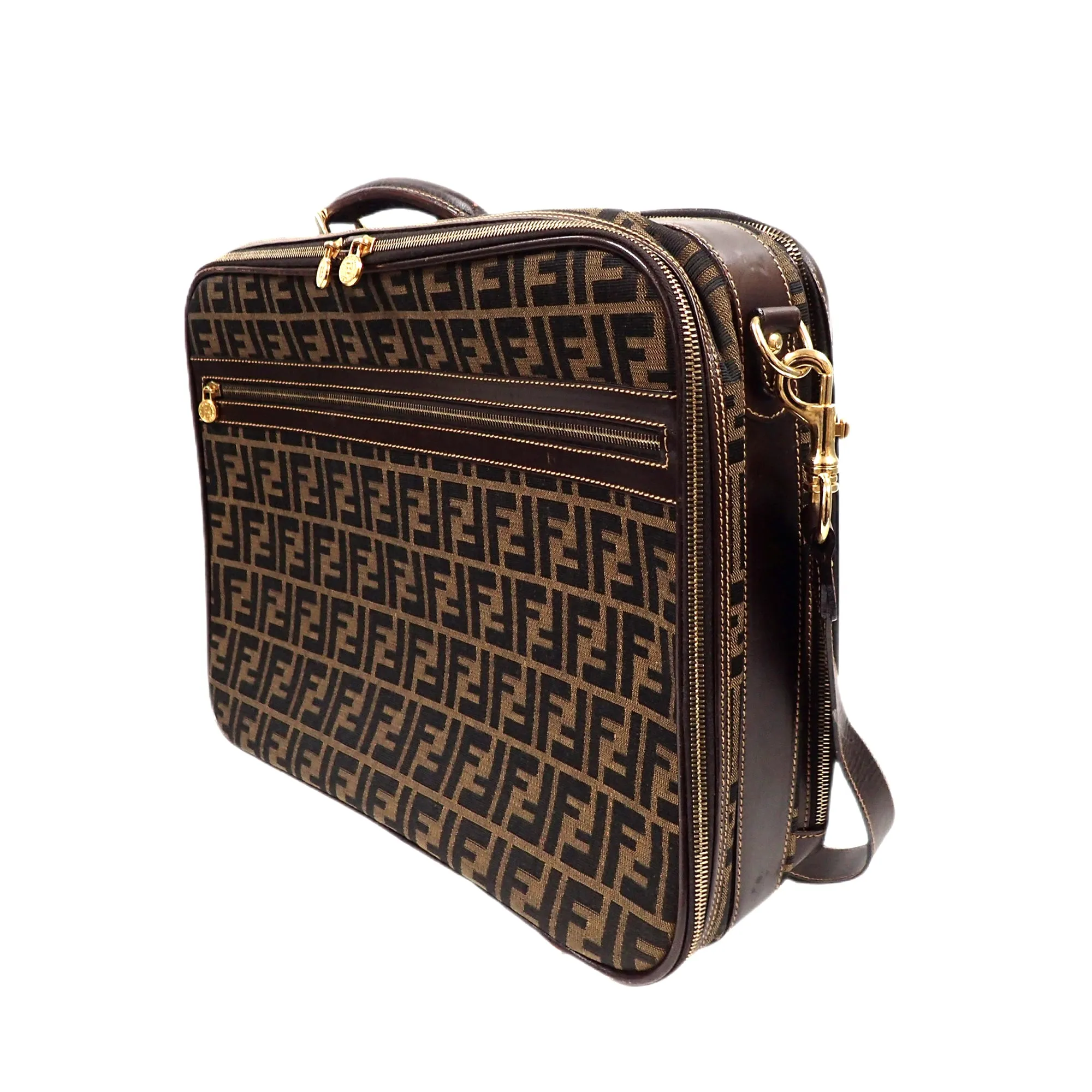 *FENDI フェンディ ズッカ柄 ビジネスバッグ ブリーフケース P28455V