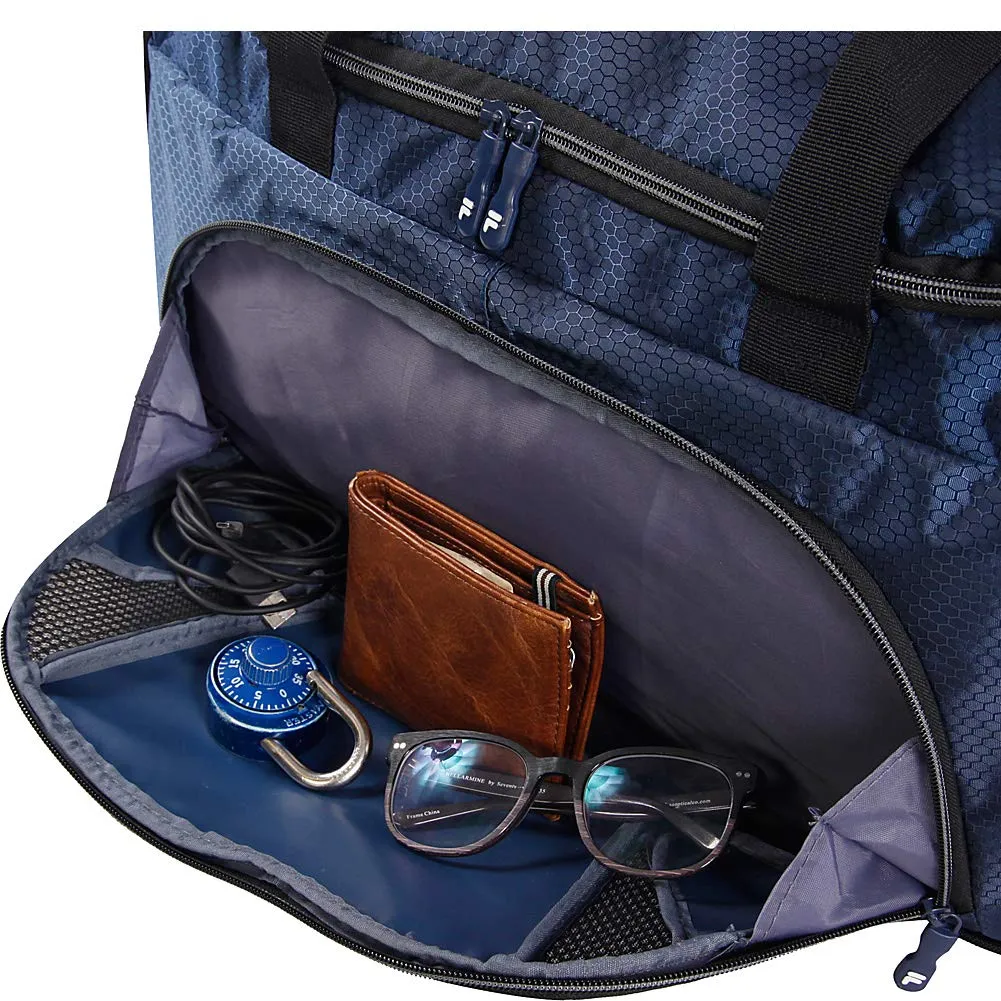 Fila Comet Small Sports Duffel Bag, Navy, One Size
