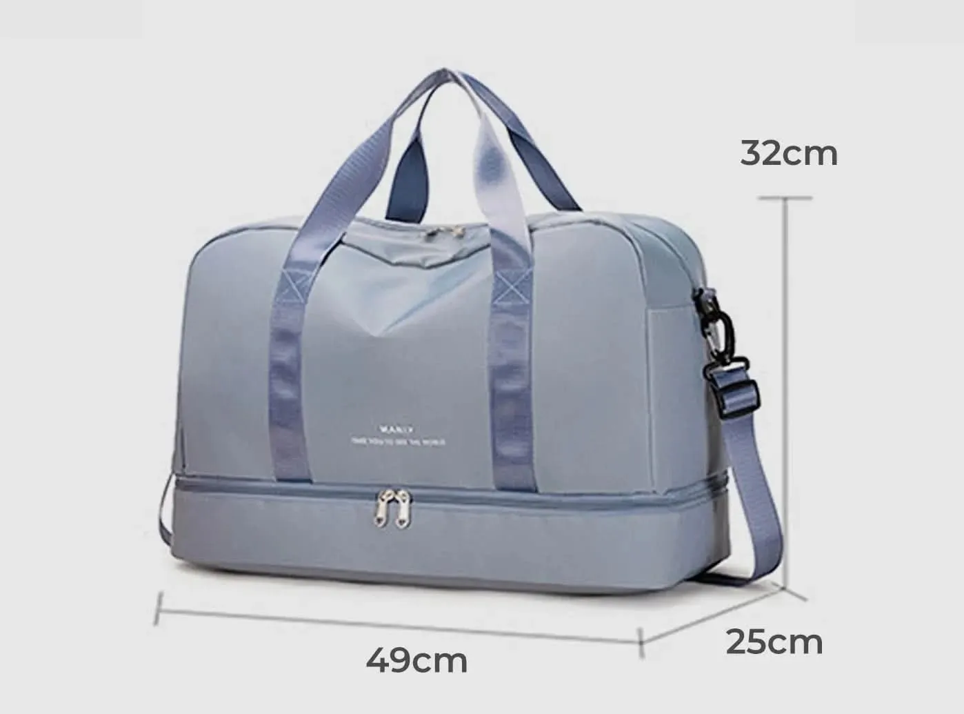 FitVille Spacious Travel Bag