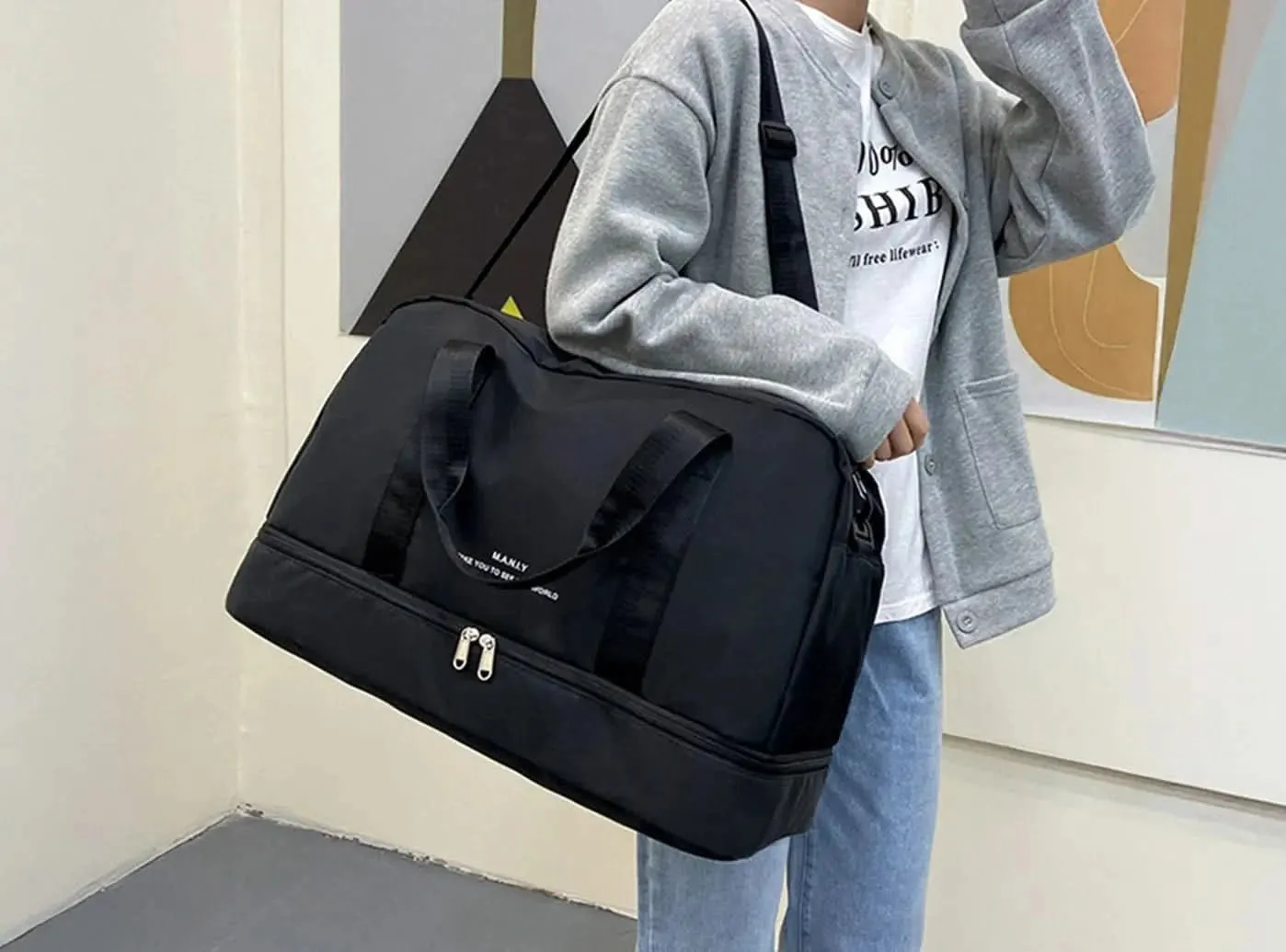 FitVille Spacious Travel Bag
