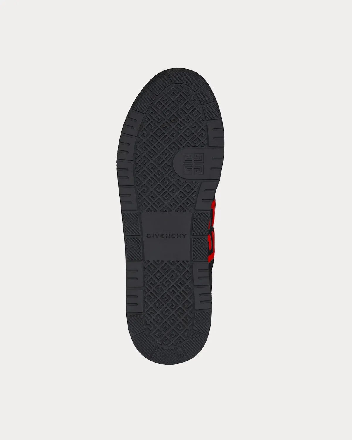 G4 Leather Black / Red Low Top Sneakers