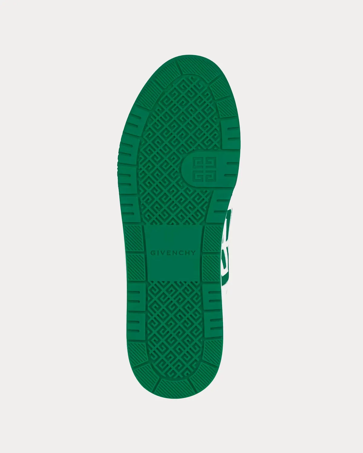 G4 Leather White / Green Low Top Sneakers