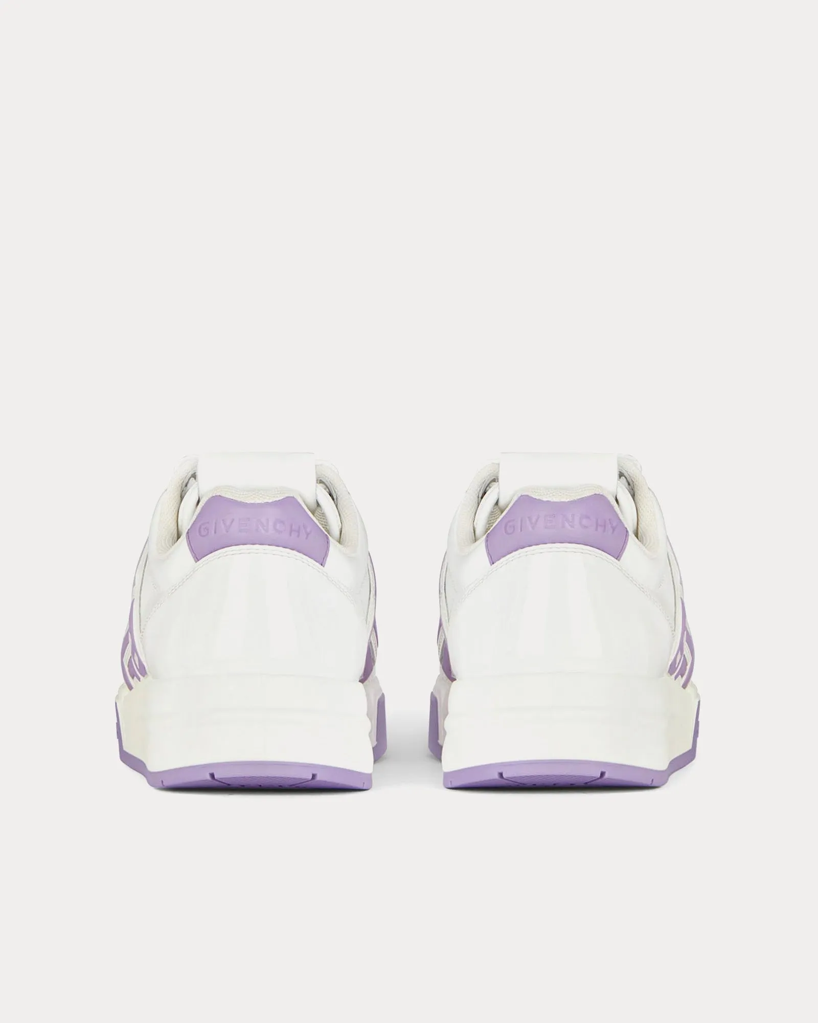 G4 Patent Leather White / Lilac Low Top Sneakers