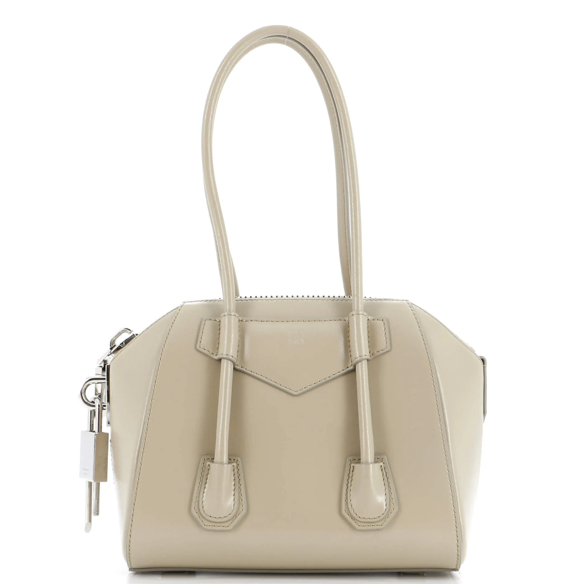 GIVENCHY Antigona Lock Long Handle Bag Leather Mini