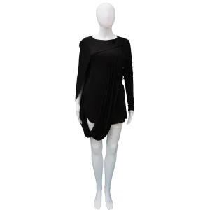 GIVENCHY DRAPED LONG SLEEVE TOP