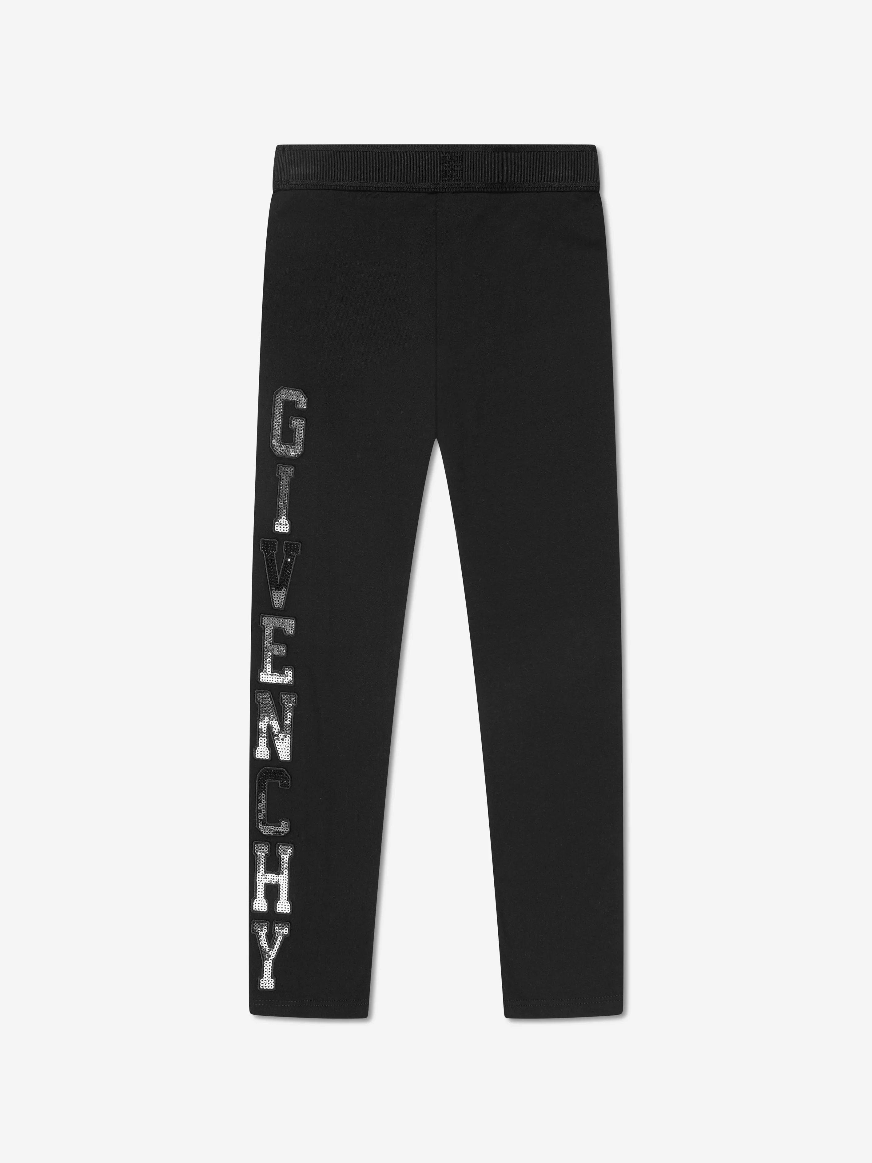Givenchy Girls Logo Leggings in Black