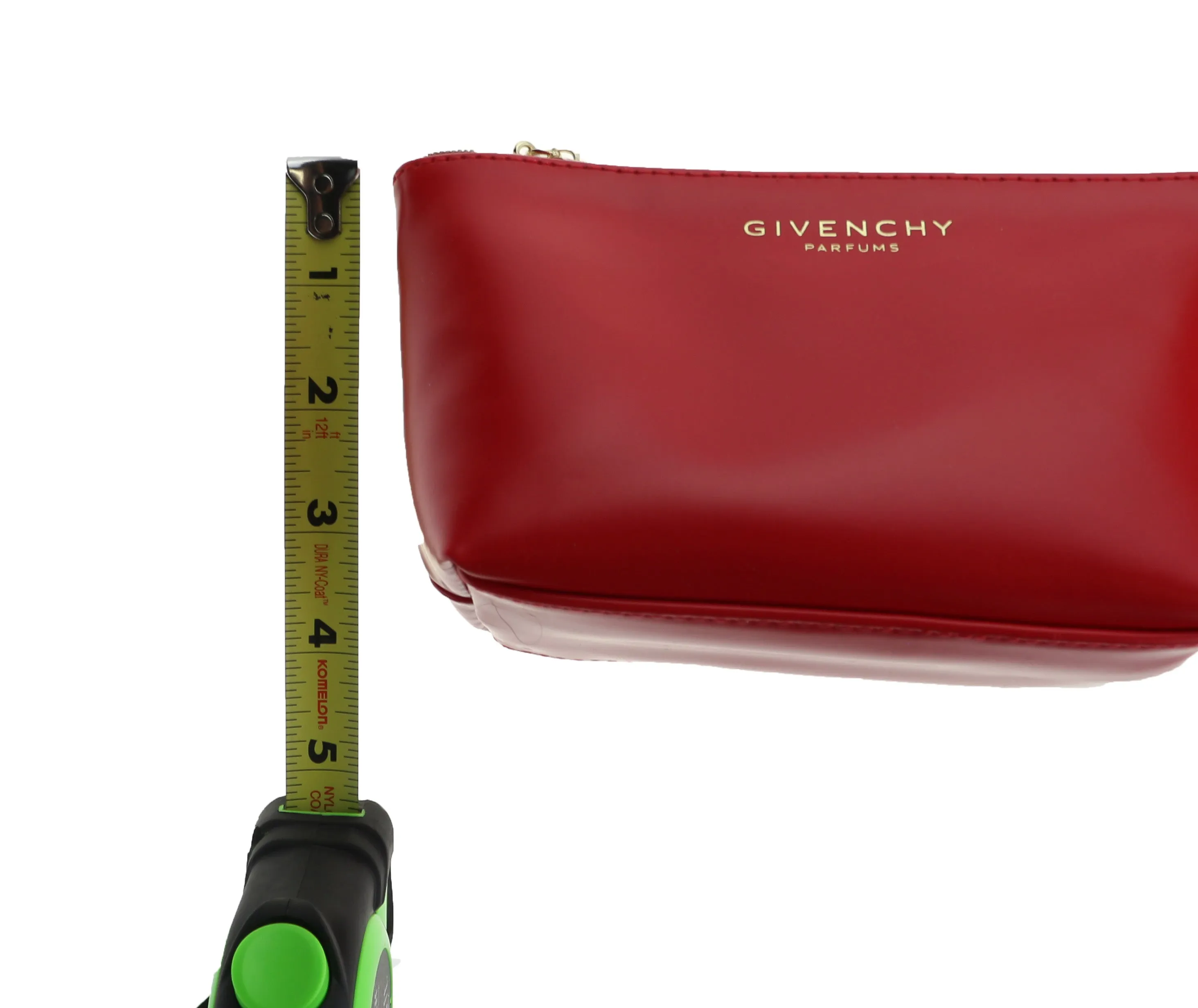 Givenchy Trapezium Red Cosmetic Pouch New