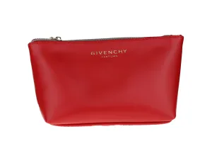 Givenchy Trapezium Red Cosmetic Pouch New