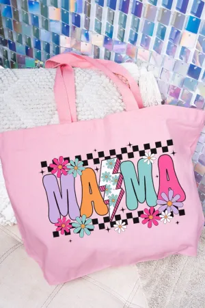 Golden Glow Mama Canvas Jumbo Tote