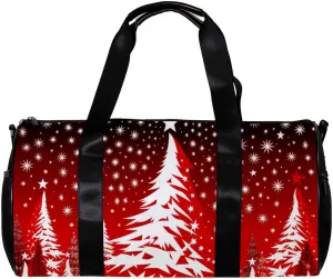 Gym Bags for Men,Travel Duffel Bags for Women,Christmas Theme,Workout Bag
