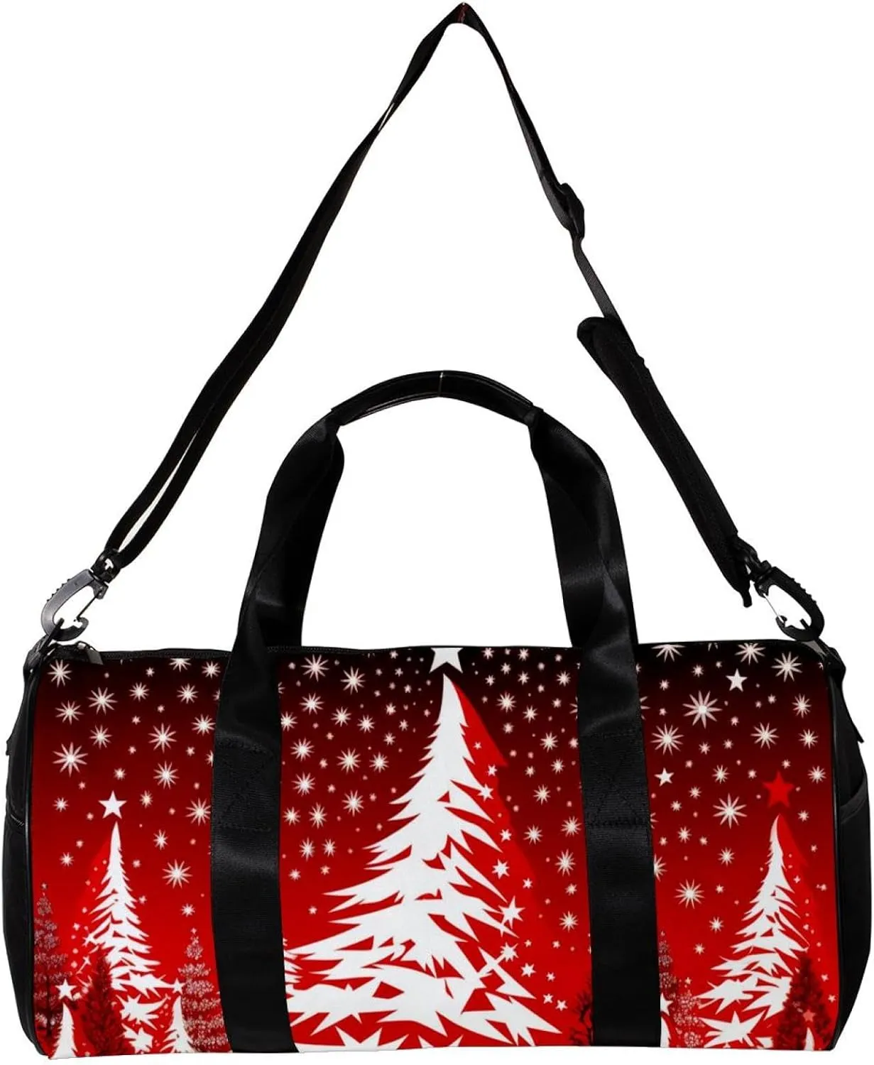 Gym Bags for Men,Travel Duffel Bags for Women,Christmas Theme,Workout Bag
