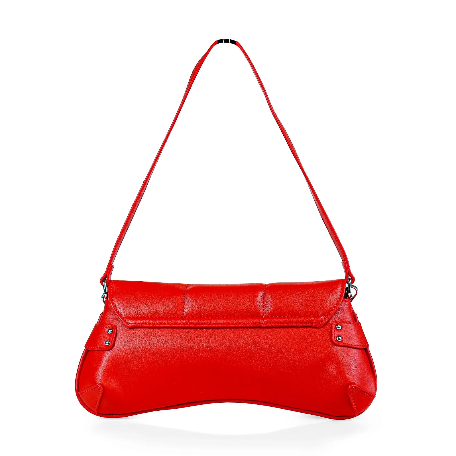 H-LOCK PADDED SHOULDER BAG - RED