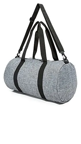 Herschel Sutton Duffel Bag, Raven Crosshatch/Black, Mid-Volume 28.0L