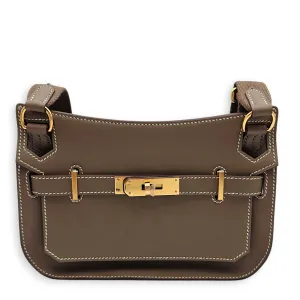 Jypsiere Mini Etoupe in Swift, Gold hardware